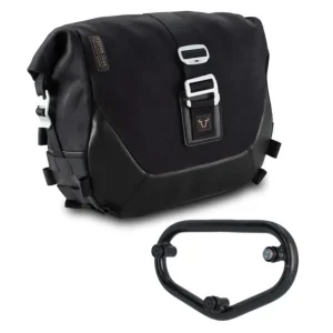 Certifié CE SW Motech LC1 Tasche Noir jais Edition + Rahmen für Interceptor/Continental Gt - Linke Seite