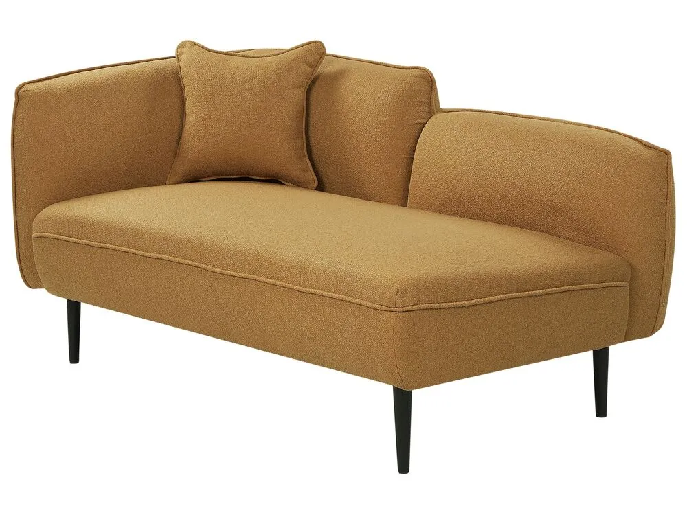 Coffre de rangement Left Hand Boucle Chaise Lounge Mustard CHEVANNES