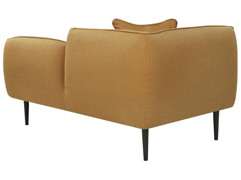 Coffre de rangement Left Hand Boucle Chaise Lounge Mustard CHEVANNES