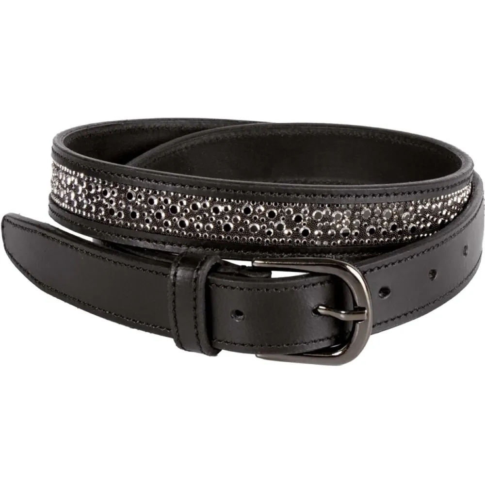 Harry's Horse Ceinture Leder Crystal Drops Gunmetal pour Quad et SSV
