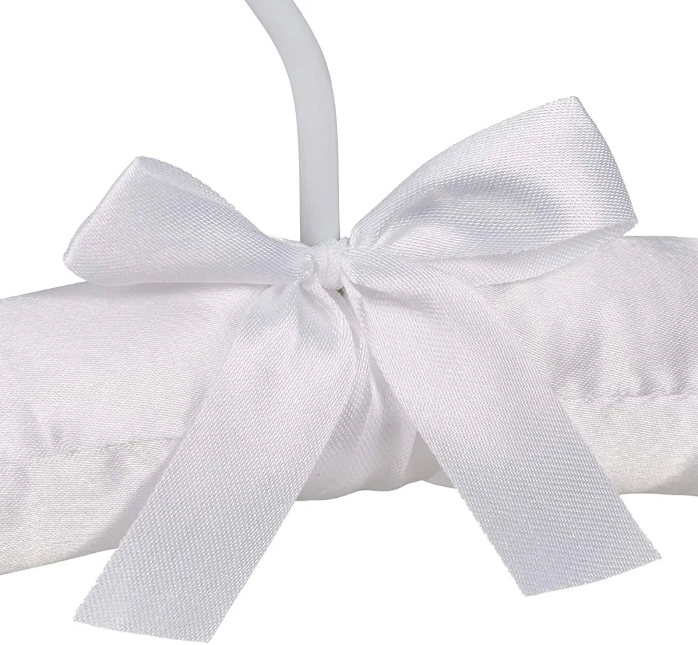 Lot de 10 cintres en satin blanc 13_0000731_4 Kit de fixation inclus