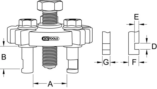 Support de transport Outil de fixation de ceinture KS Tools type 3 avec 3 supports 150.3189 choisir à bas prix