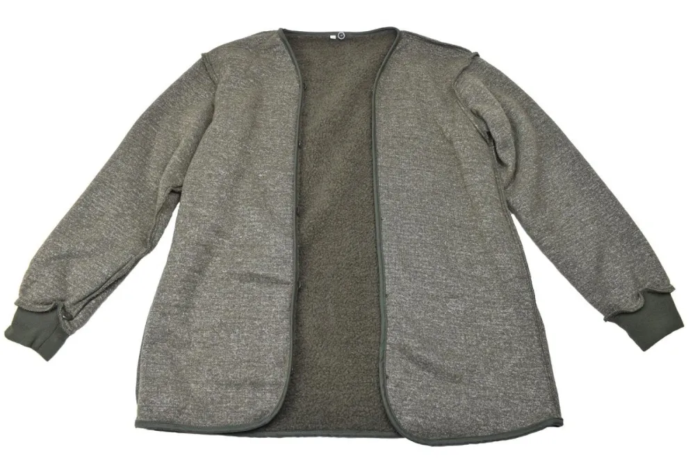 Support de transport Parka militaire tchèque originale avec ceinture et doublure en fausse fourrure, veste d'hiver à capuc...