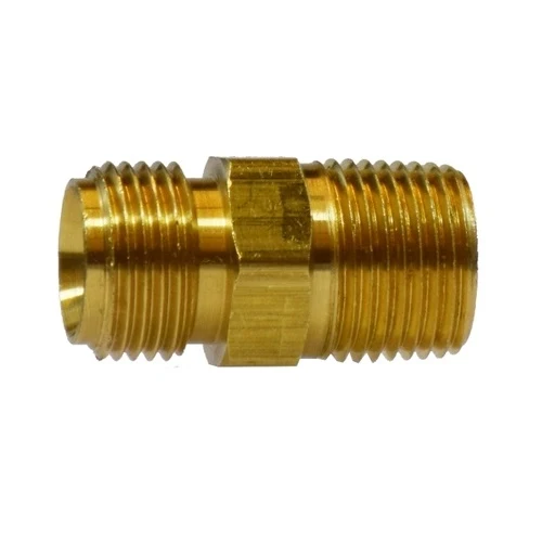 654 3/8" NPSM X 1/2" MNPTF Male Ball seat X MIP Adapter Hose Barb Laiton Fittings 07654-0608