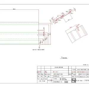 BODART & GONAY Opti 780 Onderste rookafremmer 37B78015 chicane inférieure