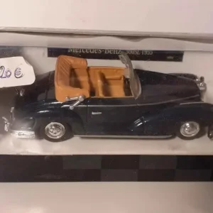 Certifié OEM Mercedes 300SL décapotable bleue foncée de 1955