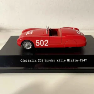 Cisitalia 202 Spider rouge numéro 502 - Mille Miglia de 1947 (collection Starline Models)