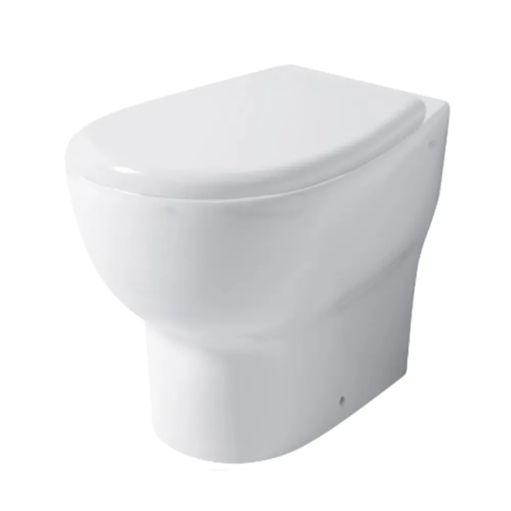 WC filomuro évacuation au sol série Touch 54 cm avec siège à fermeture douce Disegno Ceramica