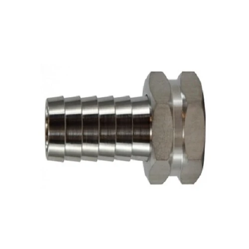 1/2" Hose Barb X 3/4" Female Garden Hose Swivel Adapter Laiton Fittings 30032SS