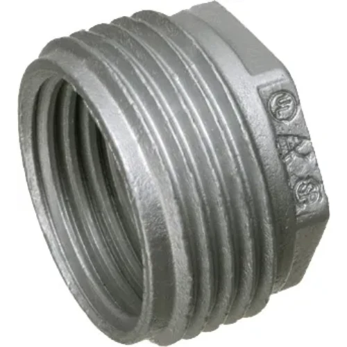 1 x 3/4 Inch Avec double paroi Integral Grounding Lug Hex Head Reducing Bushing 524
