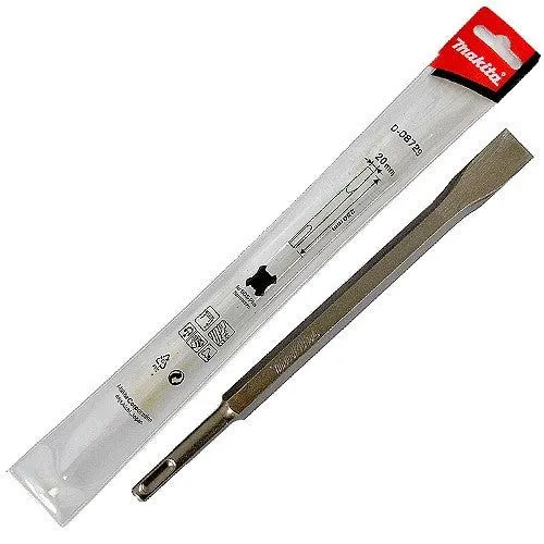 Makita 20mm x 250mm High Performance Glacial Chisel SDS+ Shank D-08729