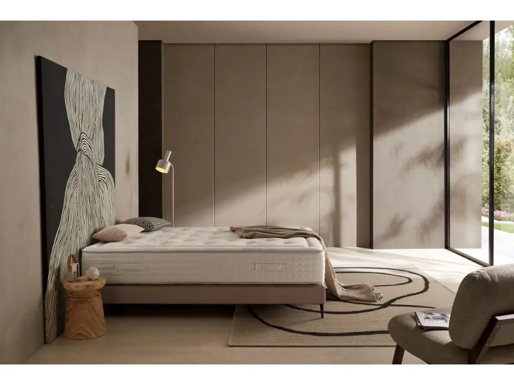 Matelas Visco Fait Main VIP Nature 140x200 Hauteur 30 +/- 1 cm - Fermeté Moyenne - Haute