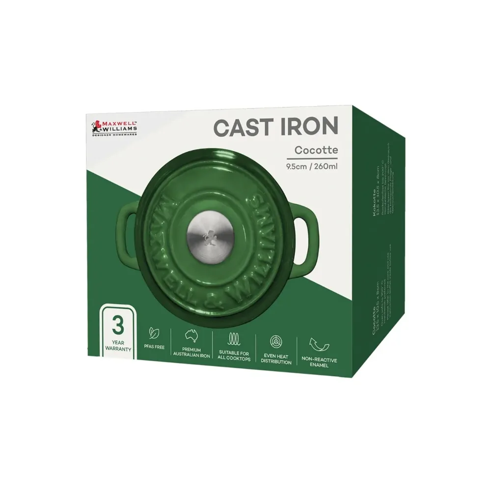 Maxwell & Williams Cast Fer 260ml Cocotte English Racing Green