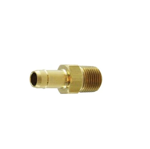 1/4 Mini Barb x 1/8 MNPT Laiton Hose Barb to Male Pipe Adapter 21023