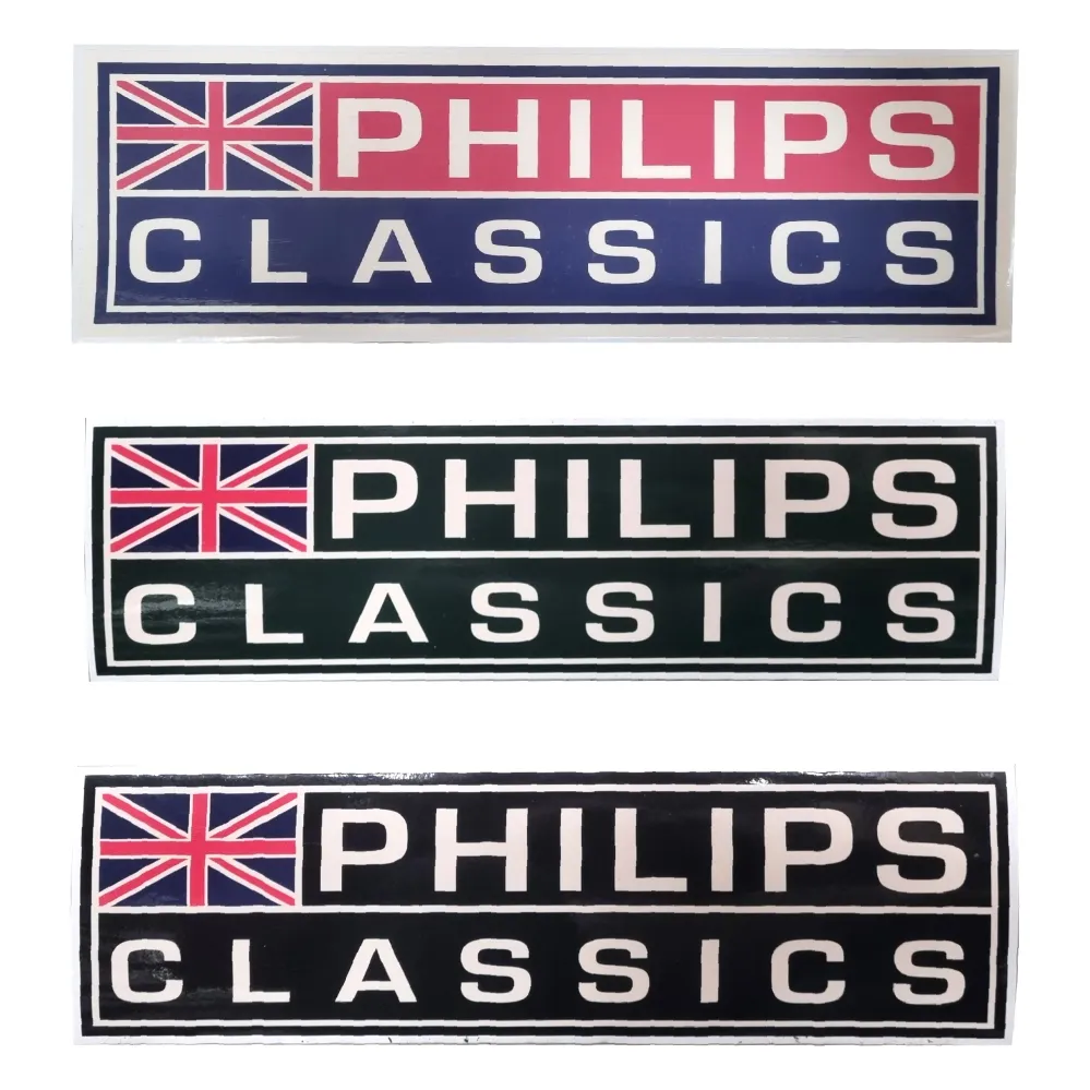 PHILIPS CLASSICS DARK VERT ÊT RACING STICKER