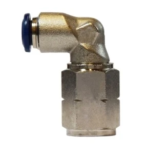 3/8" Push-to-Connect X 1/8" Female NPT FIP Nickel Plated Elbow 20762N