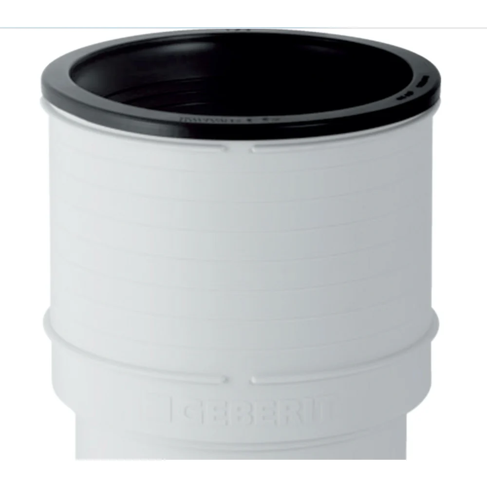Raccordo Diritto Geberit Silent-Pp Per Wc Bianco - Ø 110 Mm