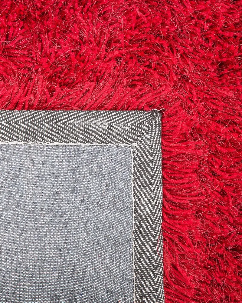 Shaggy Area Rug 160 x 230 cm Red CIDE