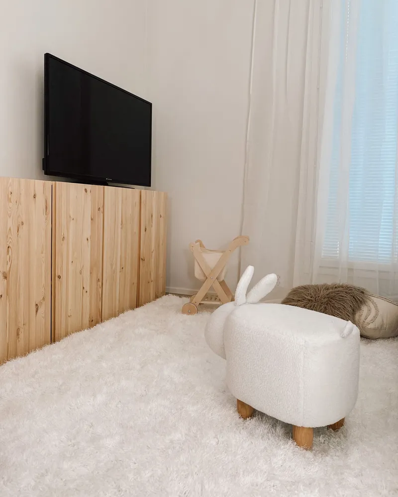 Shaggy Area Rug 200 x 300 cm Blanc pur CIDE