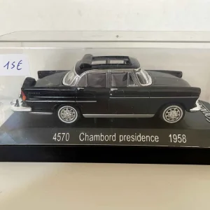 Simca Chambord Présidence noire de 1958 (Solido référence 4570)