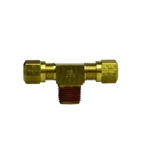 1/4" Tube OD X 1/8" Male NPTF Nylon Air Brake X Mip Branch Tee Laiton Fittings 38136