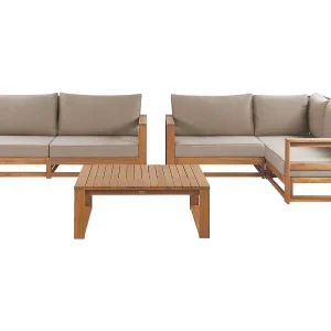 Zitgroep TIMOR FSC® gecertificeerd acaciahout Lichte houtkleur Universeel