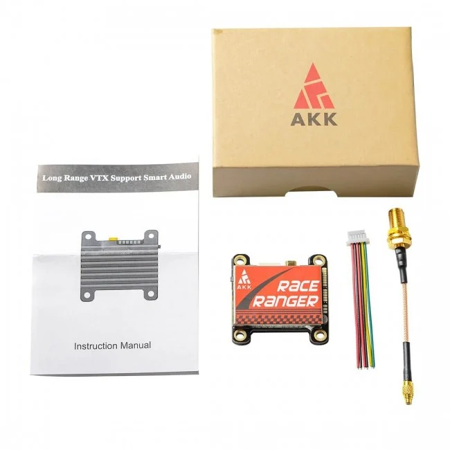 AKK Race Ranger 1W 5.8G VTX (version américaine) - 2-6S 200mW/400mW/800mW/1000mW puissance commutable émetteur vidéo FPV p...