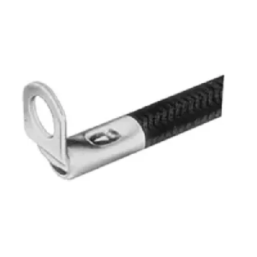 Burndy YAV25RS4 1/0 AWG 5/8" Stud 1 Hole Uninsulated Right Angle Cuivre Terminal Lug (Pack 10)