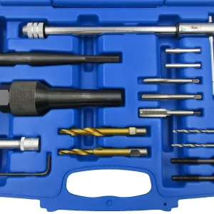 SW-Stahl Jeu d'outils de perçage pour bougies de préchauffage M8 x 10 et M10 x 10 16 pièces 03672L choisir à bas...