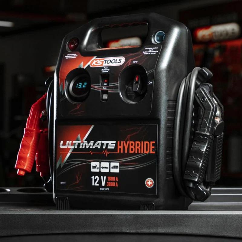 Booster hybride 1800 au démarrage - KS TOOLS - 550.1870 pour véhicules diesel