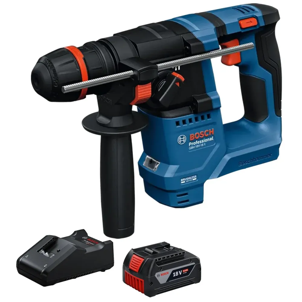 Bosch GBH 18V-18 X Brushless 18V SDS+ Rotary Hammer Drill 1 x 5.0Ah Battery & Charger
