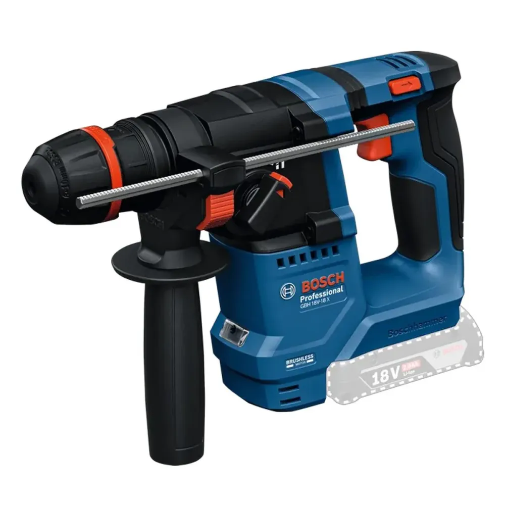 Bosch GBH 18V-18 X Brushless 18V SDS+ Rotary Hammer Drill 1 x 5.0Ah Battery & Charger