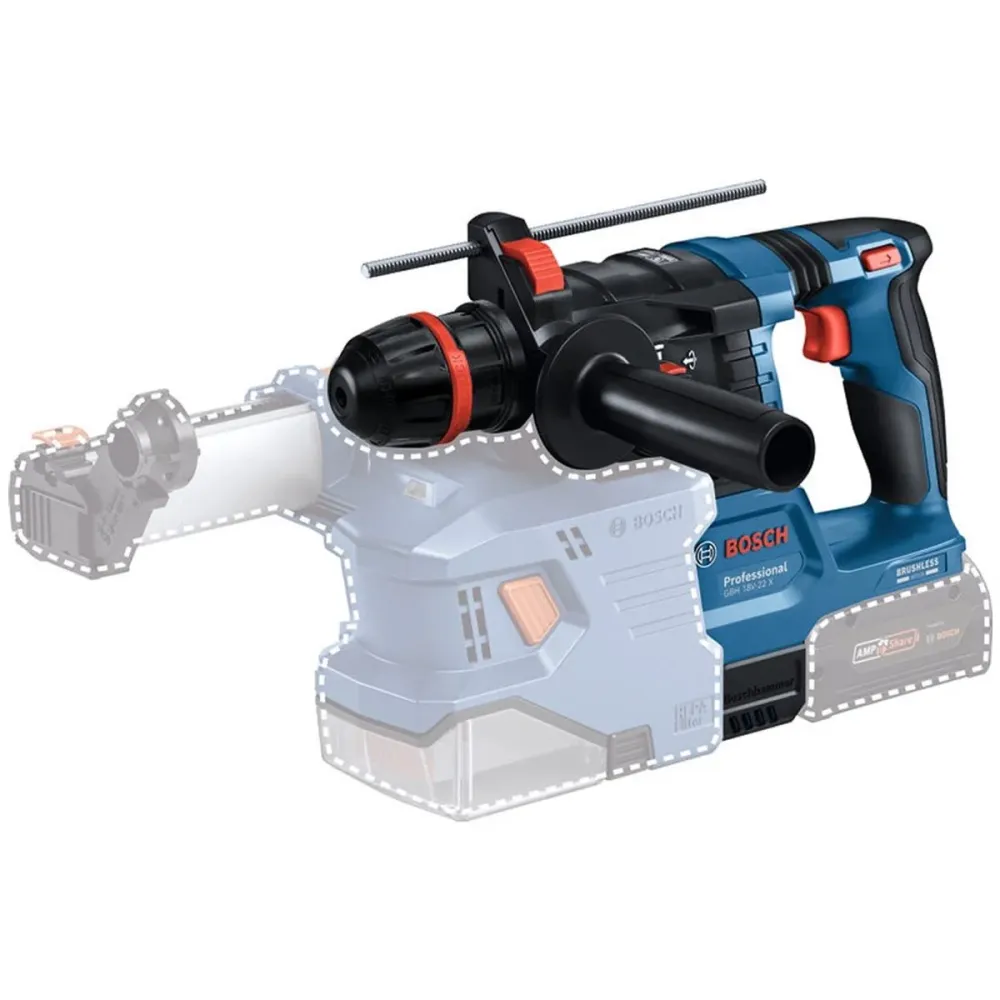Bosch GBH 18V-22 X 18V Brushless SDS+ Rotary Hammer 1 x 5.0Ah Battery & Charger avec garantie 1