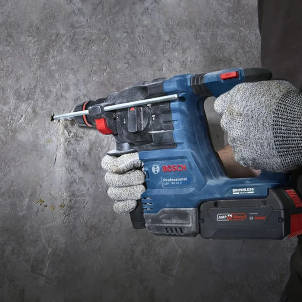 Bosch GBH 18V-22 X 18V Brushless SDS+ Rotary Hammer 1 x 5.0Ah Battery & Charger avec garantie 1