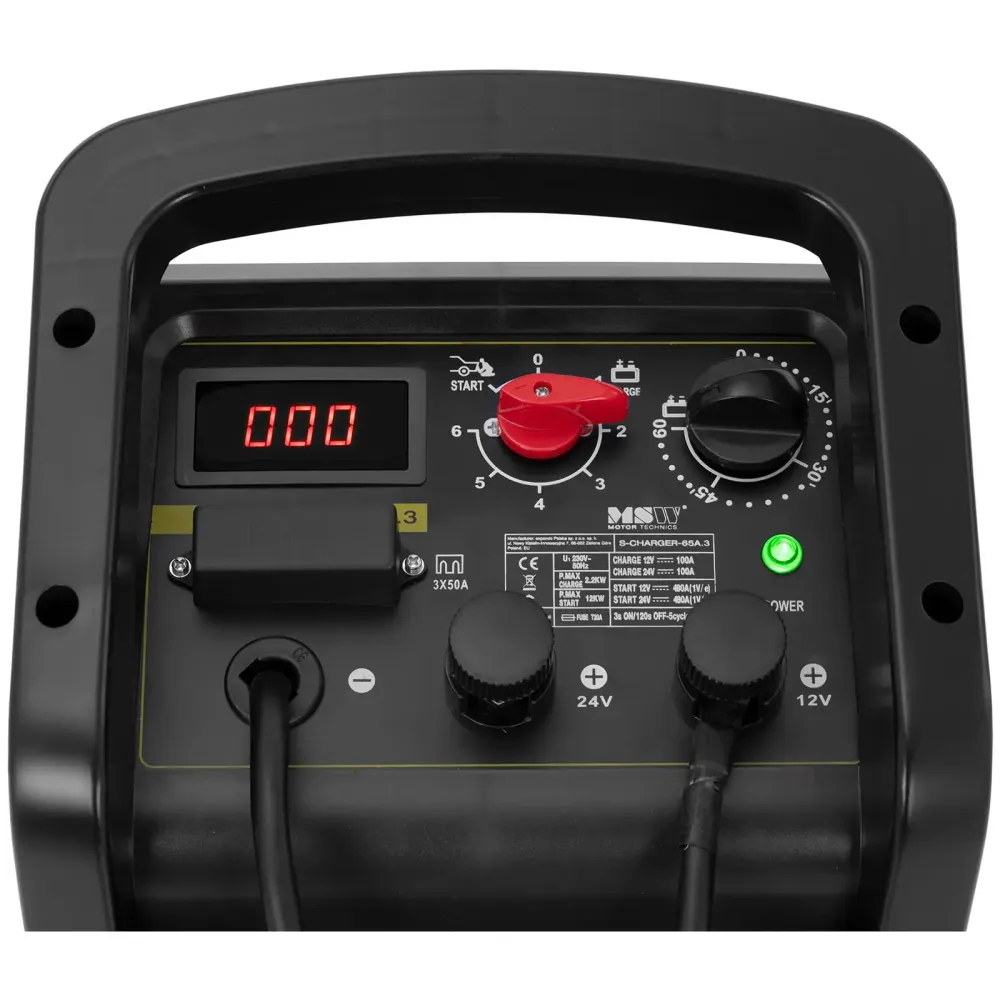 Chargeur de batterie de voiture soutient au démarrage 12 / 24 v 100 compact 14_0008592