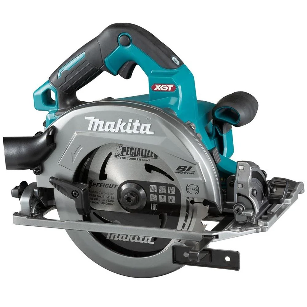 Makita HS004GD203 40V Max XGT 190mm Brushless Circular Saw 2 x 2.5Ah Batteries, Charger Case
