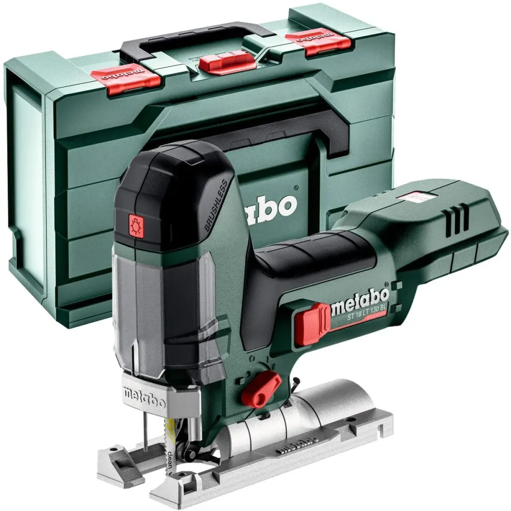 Metabo ST 18 LT 130 BL 18V Brushless Jigsaw 1 x 8.0Ah Battery Charger & Metabox