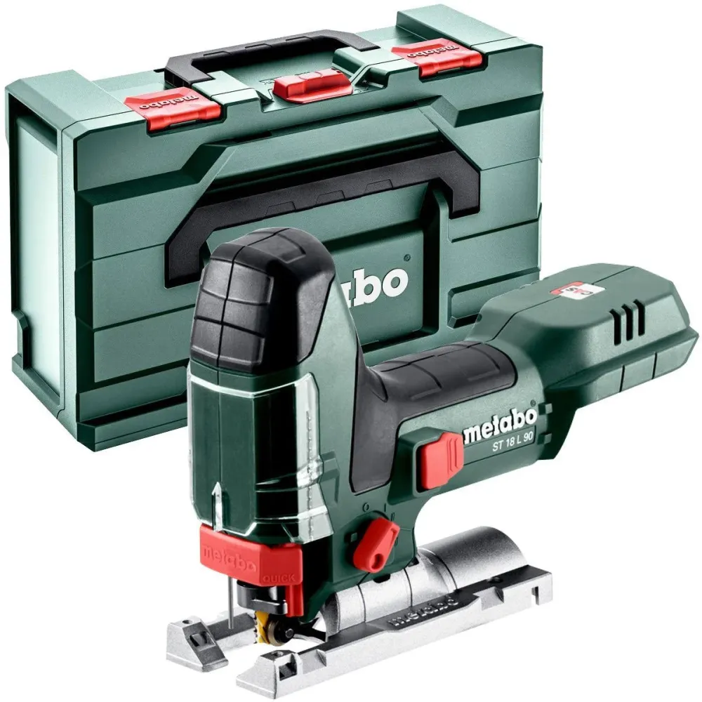 Metabo ST 18 L 90 18V Body Grip Jigsaw 1 x 8.0Ah Battery Charger & Metabox