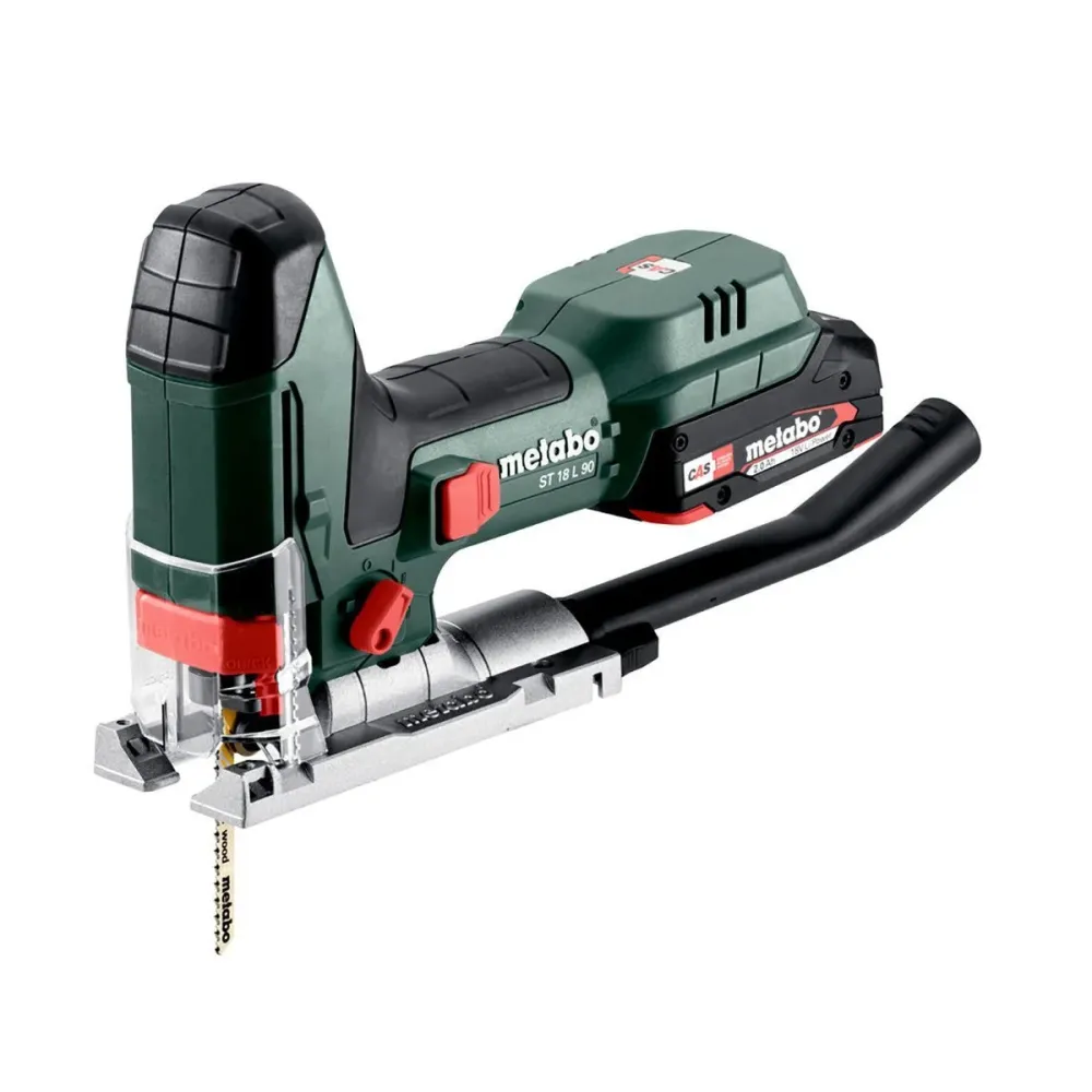Metabo ST 18 L 90 18V Body Grip Jigsaw 1 x 8.0Ah Battery Charger & Metabox