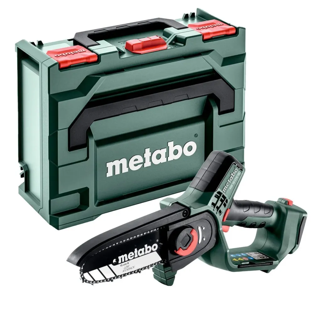Metabo MS 18 LTX 15 18V 150mm Pruning Saw 1 x 2.0Ah Battery Charger & Metabox