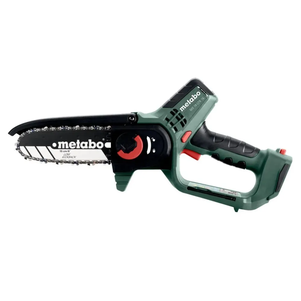 Metabo MS 18 LTX 15 18V 150mm Pruning Saw 1 x 2.0Ah Battery Charger & Metabox