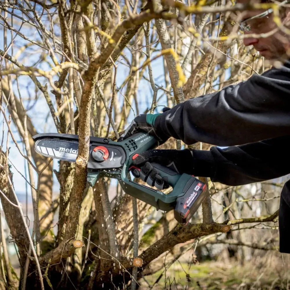 Metabo MS 18 LTX 15 18V 150mm Pruning Saw 1 x 2.0Ah Battery Charger & Metabox