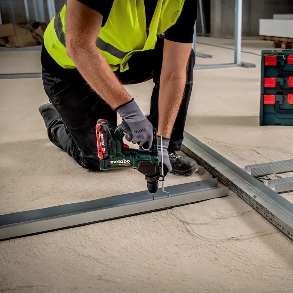 Metabo BH 18 LTX BL 16 18V Brushless SDS+ Rotary Hammer 1 x 8.0Ah Battery Charger & Metabox
