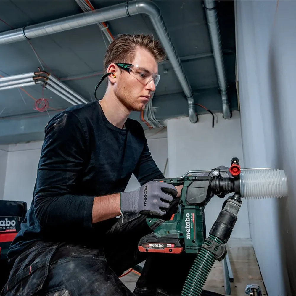 Metabo BH 18 LTX BL 16 18V Brushless SDS+ Rotary Hammer 1 x 8.0Ah Battery Charger & Metabox