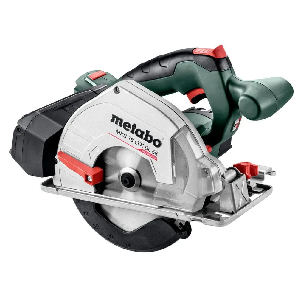 Metabo MKS 18 LTX BL 58 18V Brushless 165mm Circular Saw 1 x 8.0Ah Battery Charger & Metabox