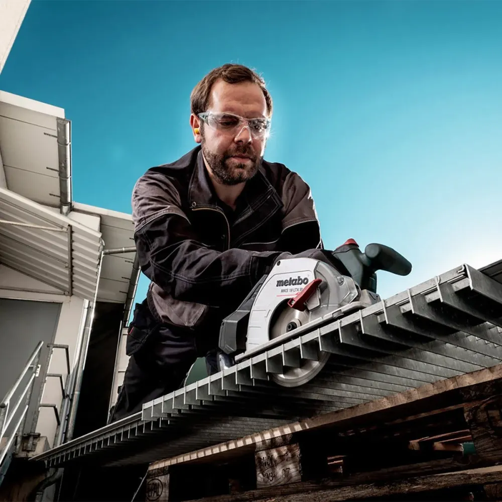 Metabo MKS 18 LTX BL 58 18V Brushless 165mm Circular Saw 1 x 8.0Ah Battery Charger & Metabox