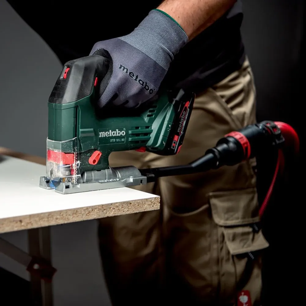 Metabo STB 18 L 90 18V Bow Handle Jigsaw 1 x 8.0Ah Battery Charger & Metabox