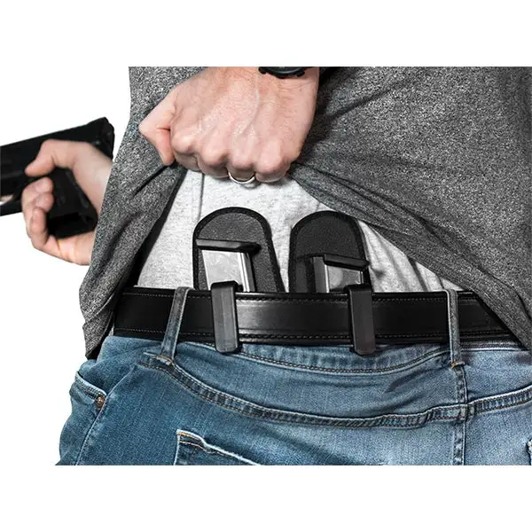 Protège-mains Étui pour 2 chargeurs à pile édit 9 mm/.40cal (peut être porté à l'i