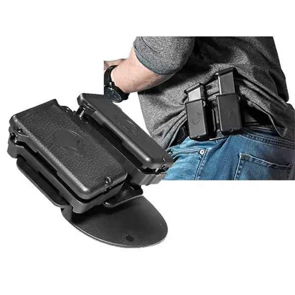 Protège-mains Étui pour 2 chargeurs à pile édit 9 mm/.40cal (peut être porté à l'i