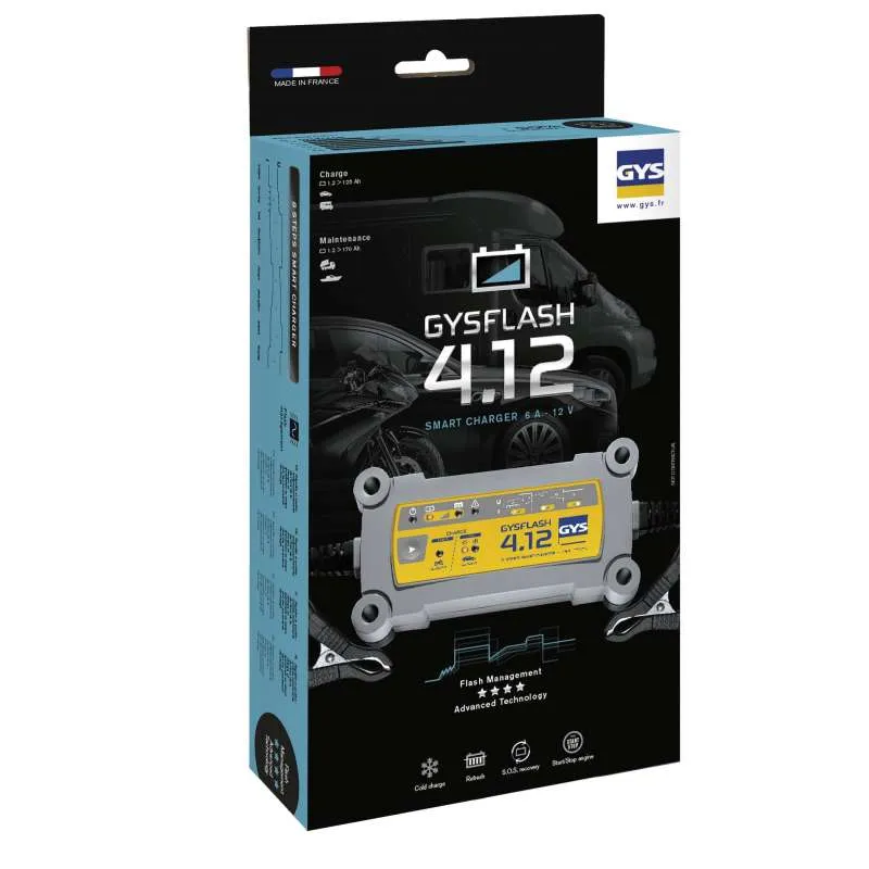 Support smartphone Chargeur de Batterie GYSFLASH 4.12 GYS 029422
